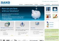 A great web design by Sand Software Solutions, Madison, WI: 