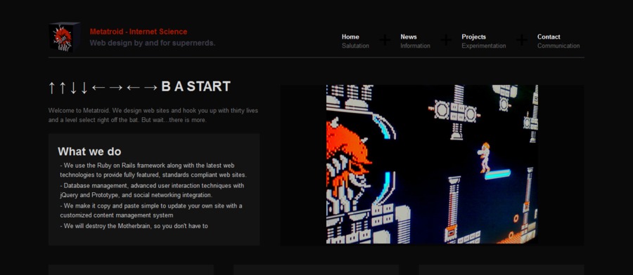 A great web design by Metatroid, Seattle, WA: 