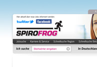 A great web design by Jobbörse Spirofrog.de, Munich, Germany: 
