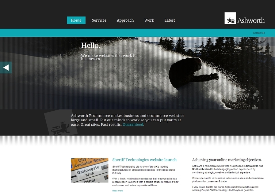A great web design by Ashworth Ecommerce, Newcastle, United Kingdom: 