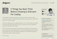 A great web design by Çağdaş Ünal, Stockholm, Sweden: 