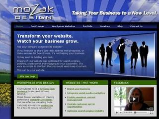 A great web design by Mozak Design LLC, Portland, OR: 