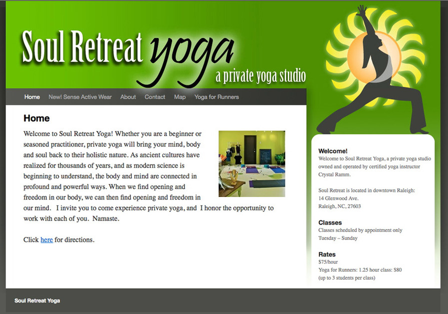 A great web design by Lawrence Jones Design, Raleigh, NC: 