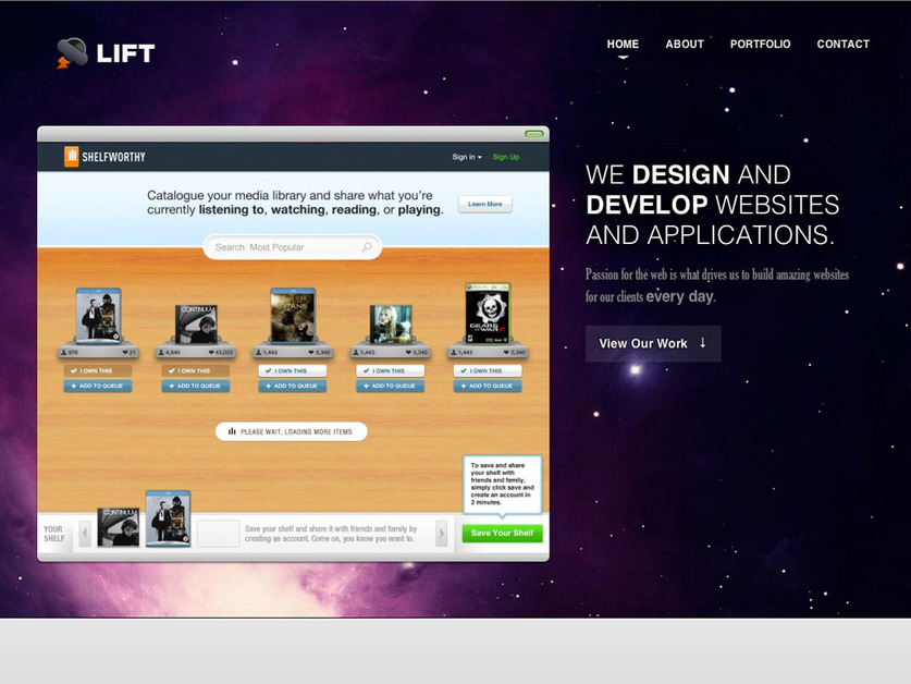 A great web design by Lift - A User Experience Agency, Dallas, TX: 
