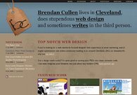 A great web design by Brendan Cullen, Cleveland, OH: 