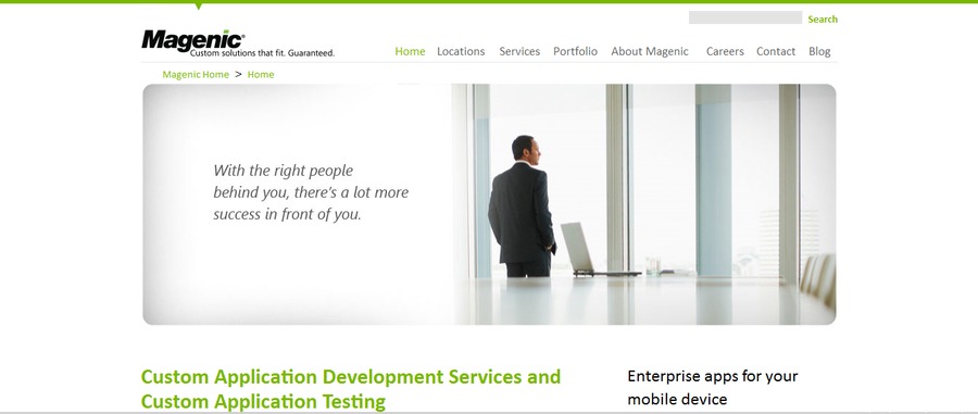A great web design by Magenic, Minneapolis, MN: 