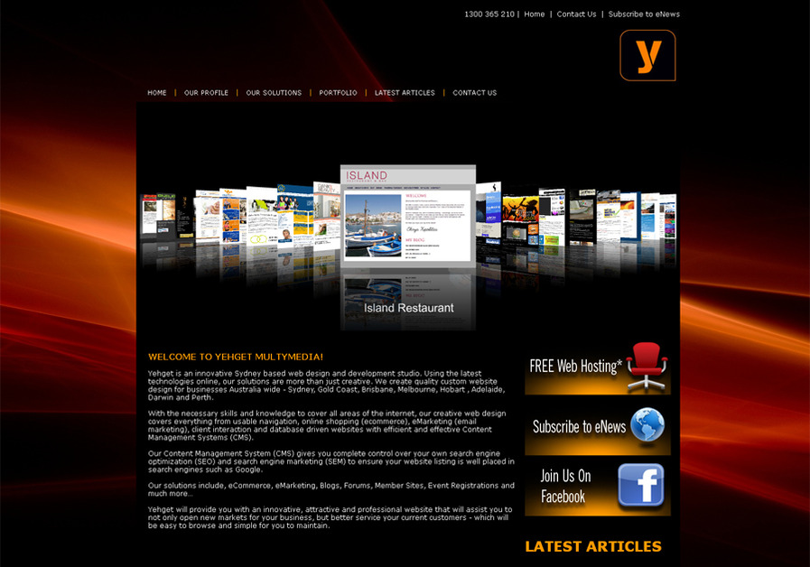 A great web design by Yehget , Sydney, Australia: 