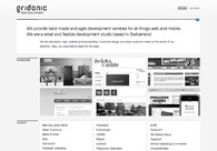 A great web design by Gridonic AG, Zurich, Switzerland: 