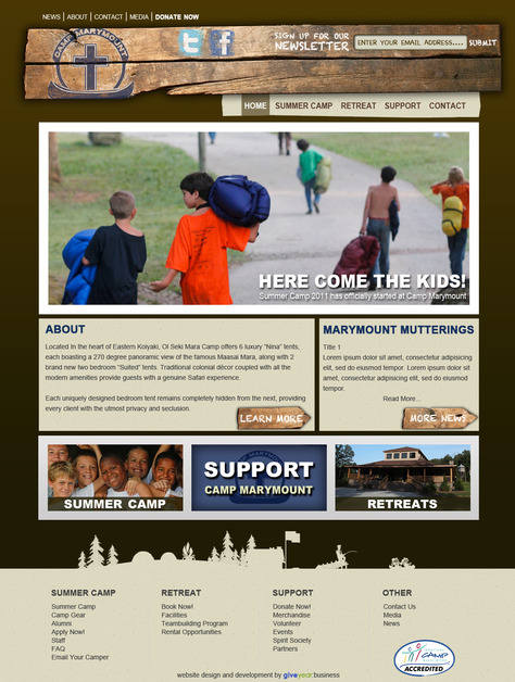 A great web design by Giveyear: Business, Nashville, TN: 