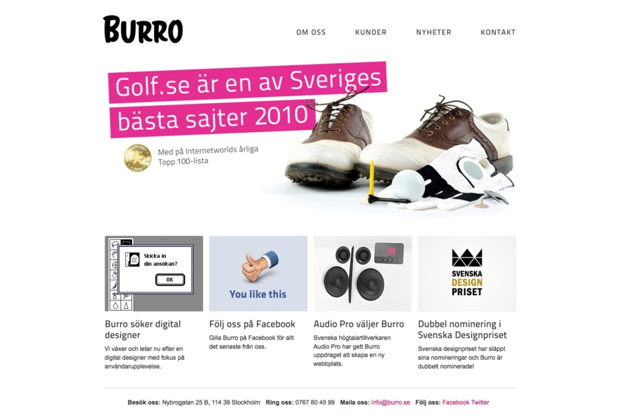 A great web design by Burro, Dallas, TX: 