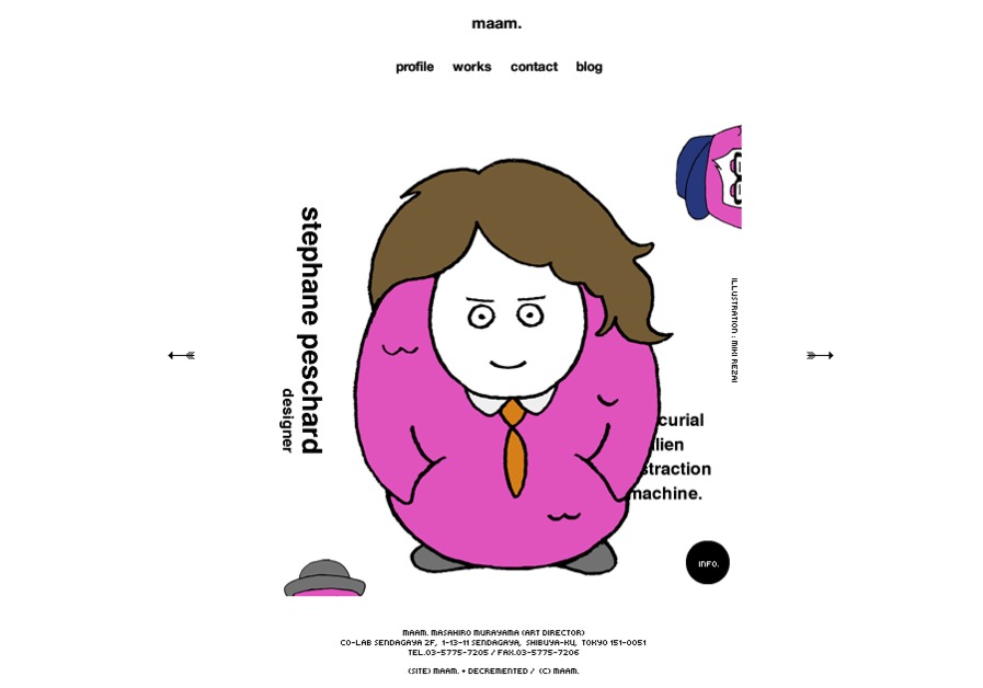 A great web design by Stephane @ Apofys, Tokyo, Japan: 