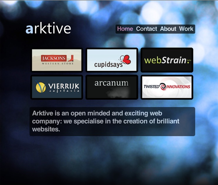 A great web design by Arktive, Glasgow, United Kingdom: 