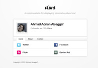 A great web design by Ahmad Alsaggaf, Jeddah, Saudi Arabia: 