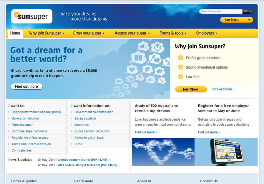 A great web design by Bluewire Media, Brisbane, Australia: 