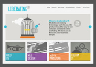 A great web design by Liberating IT, Central London, United Kingdom: 