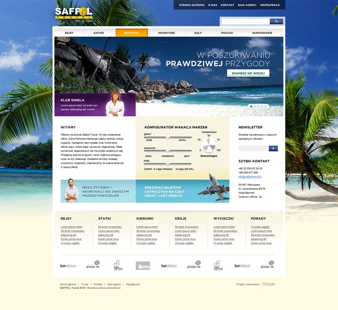 A great web design by Kolorowy.com, Worldwide, Poland: 