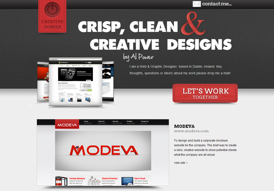 A great web design by Al Power, London, United Kingdom: 