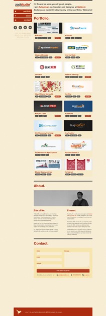 A great web design by Zul Azman, Kuala Lumpur, Malaysia: 