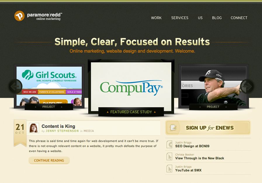 A great web design by Paramore|Redd, Nashville, TN: 