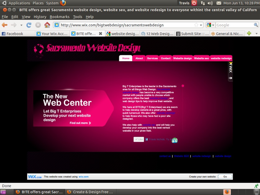 A great web design by B!TE Saramento Website Design, San Francisco, CA: 