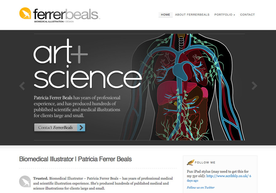 A great web design by Ferrer+Beals, Ann Arbor, MI: 