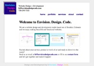 A great web design by Envision. Design. Code., Boulder, CO: 