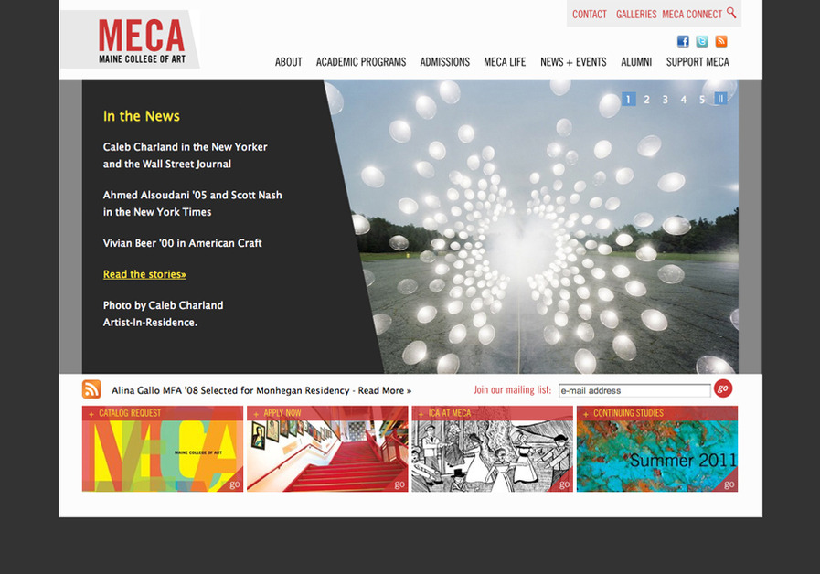 A great web design by Firefly, LLC, Portland, ME: 