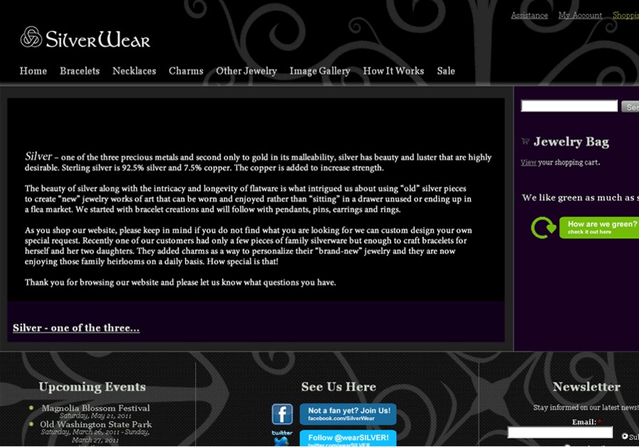 A great web design by Maya Design, Conway, AR: 