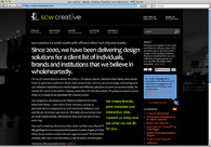 A great web design by scw creative, New York, NY: 