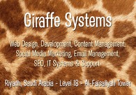 A great web design by Giraffe Systems, Riyadh, Saudi Arabia: 
