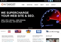 A great web design by On Target Web Solutions, Inc., Orlando, FL: 