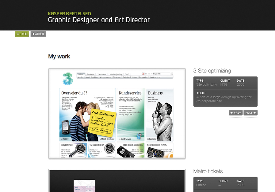 A great web design by Lab8, Copenhagen, Denmark: 