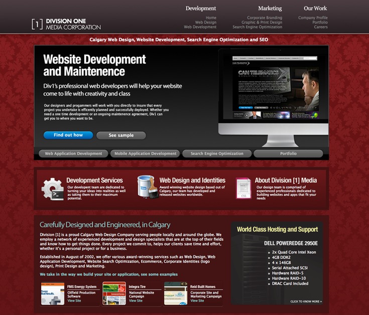 A great web design by Division [1], Calgary, Canada: 