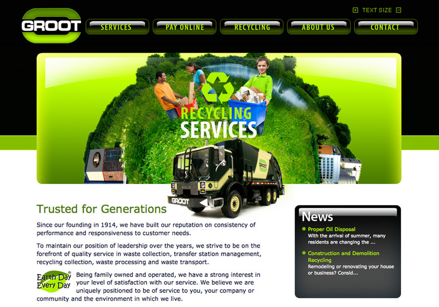 A great web design by BolderImage, Chicago, IL: 