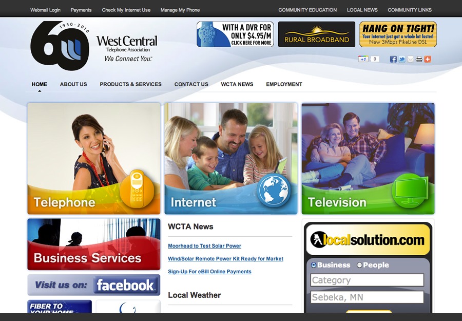 A great web design by iCRE8, inc, Minneapolis, MN: 