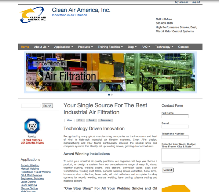 A great web design by MediaFirst, Atlanta, GA: 