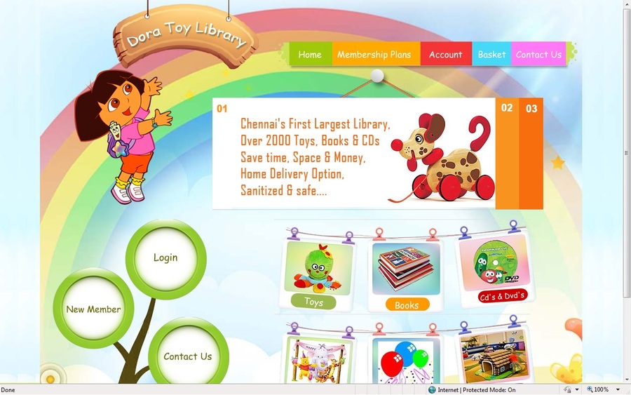 A great web design by Dzine Dreams, Chennai, India: 