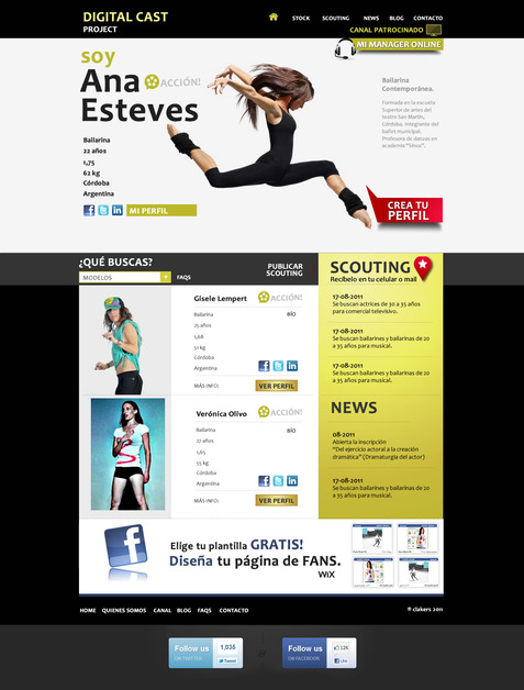 A great web design by MB, Cordoba, Argentina: 