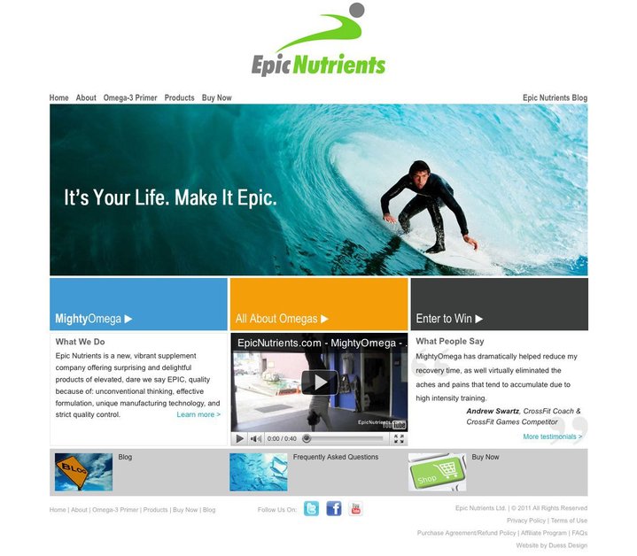 A great web design by Duess Design, Vancouver, Canada: 