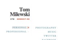 A great web design by Tom Milewski, Philadelphia, PA: 