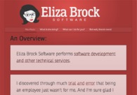 A great web design by Eliza Brock Software, Nashville, TN: 