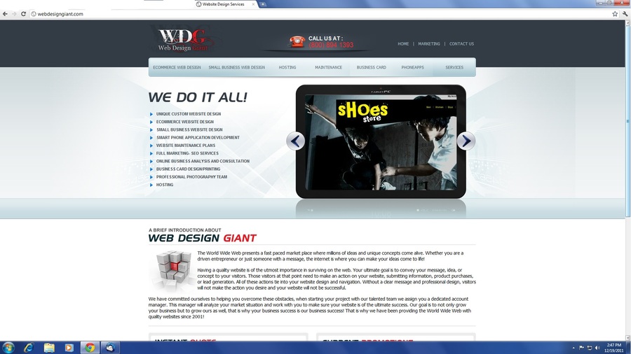 A great web design by Web Design Giant, Boston, MA: 