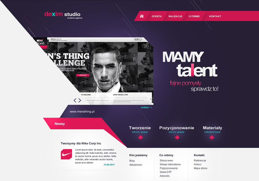 A great web design by dexx.pl, Szczecin, Poland: 