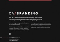 A great web design by CA/Branding, Stockholm, Sweden: 