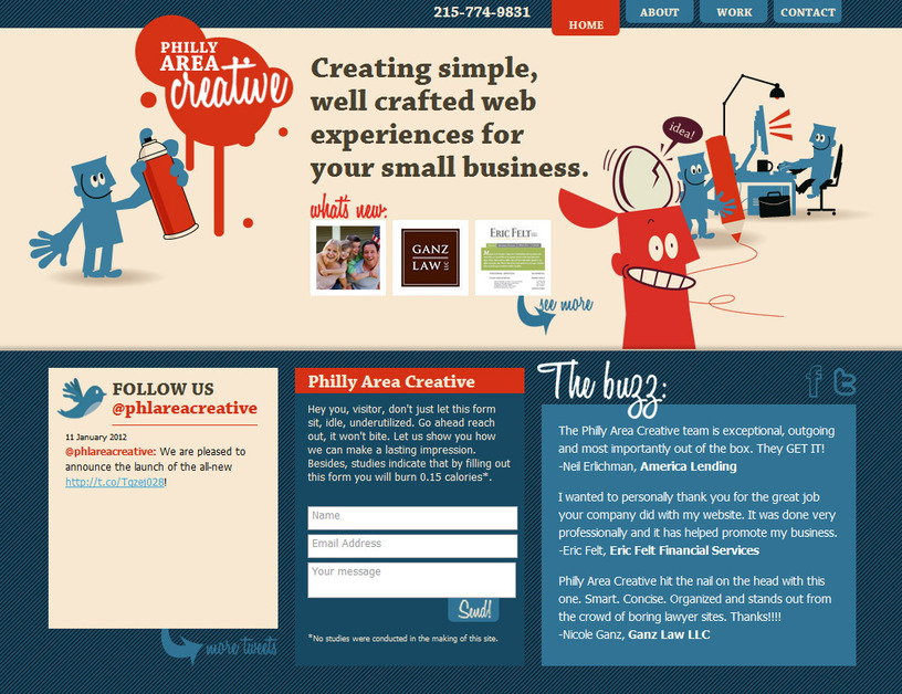 A great web design by Philly Area Creative, Philadelphia, PA: 