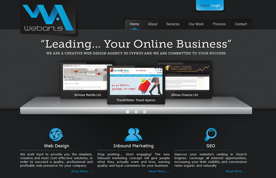 A great web design by Webarts Ltd, Nicosia, Cyprus: 