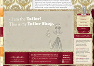 A great web design by Alfaiataria Digital, Sao Paulo, Brazil: 