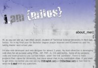 A great web design by Milos Janjic, Novi Sad, Serbia: 