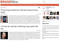 A great web design by BRANDWire, New York, NY: 