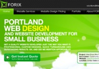 A great web design by Forix LLC, Portland, OR: 